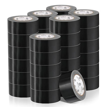 ROSEUP Duct Tape Heavy Duty Waterproof, 2 Inch x 1080 Yards, Strong Adhesive Black Duct Tape Bulk for Indoor Outdoor Repairs, Tear by Hand, (36 Pack)
