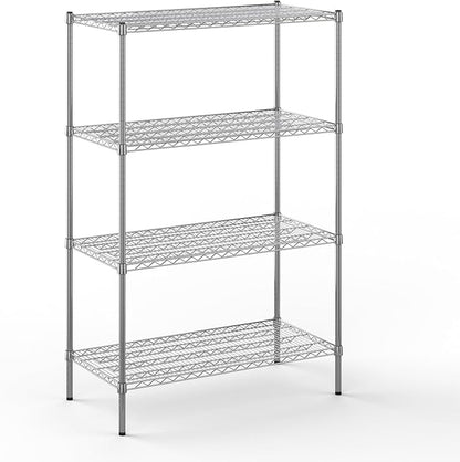 Regal Altair 21" Deep x 42" Wide x 64" Height Wire Shelving Kit | 4-Tier | NSF Commercial Storage Rack Unit