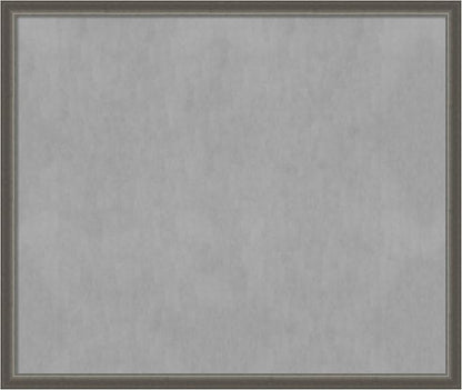 Amanti Art Silver Framed Magnetic Board 43x51 Oversize Vision Board for use with Magnets, 100% Metal Sheet to Display Items as Office Decor or for Home Organization in mudroom, Kitchen or Kids Room