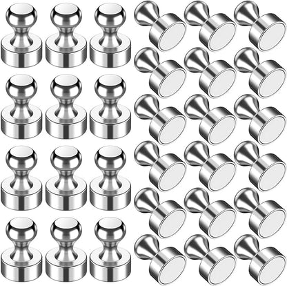 VNDUEEY 30Pcs Fridge Magnets, Whiteboard Magnets Refrigerator Magnets, Small Strong Magnets for Whiteboard, Office, Classroom, Kitchen
