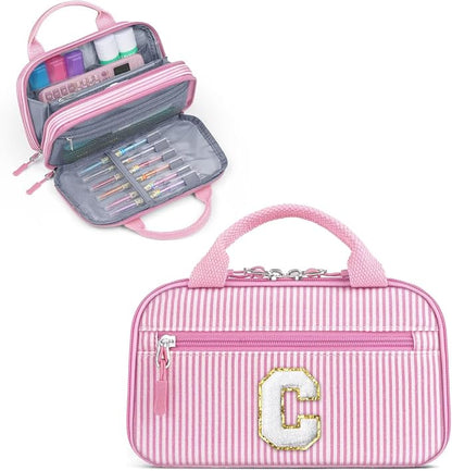 YOOLIFE Pencil Box for Girls, Pink Pencil Pouch Cute Pen Case, Birthday Gifts for 6 7 8 9 10 11 12 13 Year Old Girls, Pink C