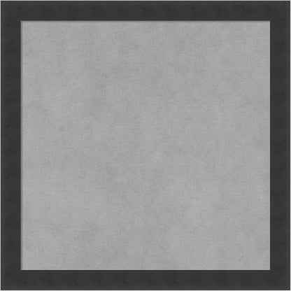 Amanti Art Black Framed Magnetic Board 18x18 Small Vision Board for use with Magnets, 100% Metal Sheet to Display Items as Office Decor or for Home Organization in mudroom, Kitchen or Kids Room