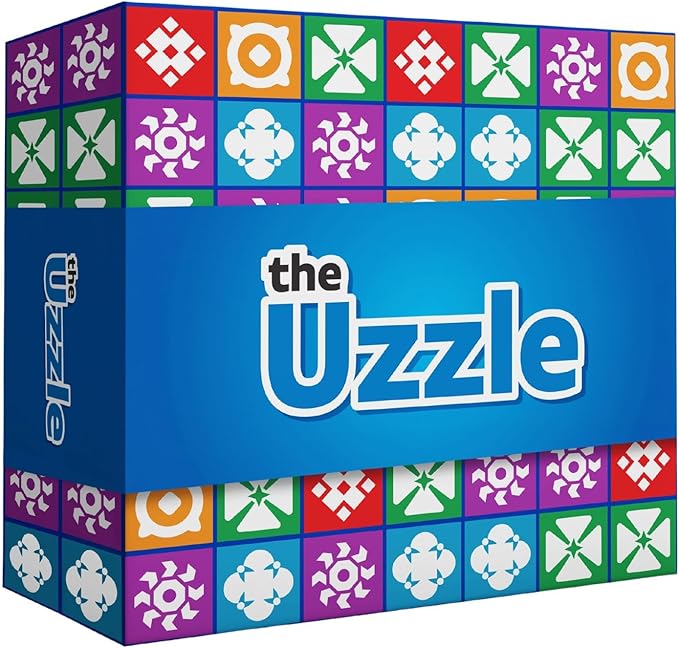 The Uzzle 3.0 Board Game, Family Board Games for Children & Adults, Block Puzzle Games for Ages 4+
