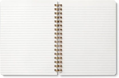 Compendium Spiral Notebook – Seek Out Beauty Where It Lives. – A Designer Spiral Notebook with 192 Lined Pages, College Ruled, 7.0" W x 9.25" H