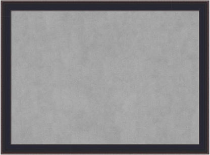 Amanti Art Black Framed Magnetic Board 23x31 Medium Vision Board for use with Magnets, 100% Metal Sheet to Display Items as Office Decor or for Home Organization in mudroom, Kitchen or Kids Room