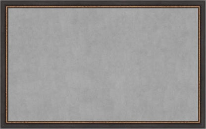 Amanti Art Black Framed Magnetic Board 27x43 Large Vision Board for use with Magnets, 100% Metal Sheet to Display Items as Office Decor or for Home Organization in mudroom, Kitchen or Kids Room