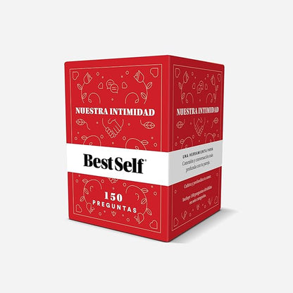 BestSelf Nuestra Intimidad - Spanish Intimacy Deck with 150 Relationship-Building Conversation Starters, Romantic Couples Card Game to Strengthen Communication and Connection