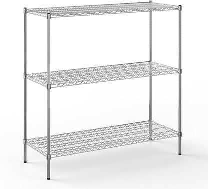 Regal Altair 21" Deep x 54" Wide x 54" Height Wire Shelving Kit | 3-Tier | NSF Commercial Storage Rack Unit