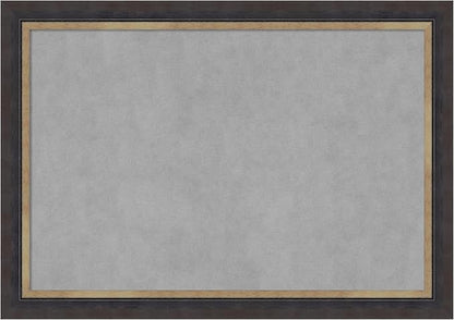 Amanti Art Black Framed Magnetic Board 29x41 Large Vision Board for use with Magnets, 100% Metal Sheet to Display Items as Office Decor or for Home Organization in mudroom, Kitchen or Kids Room