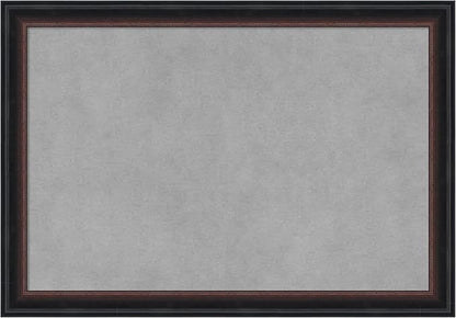 Amanti Art Black Framed Magnetic Board 14x20 Small Vision Board for use with Magnets, 100% Metal Sheet to Display Items as Office Decor or for Home Organization in mudroom, Kitchen or Kids Room