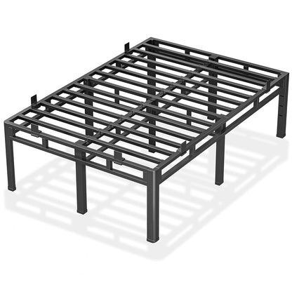 20 Inch Queen Bed Frame Double Layer 2 in 1 Platform with Round Corner