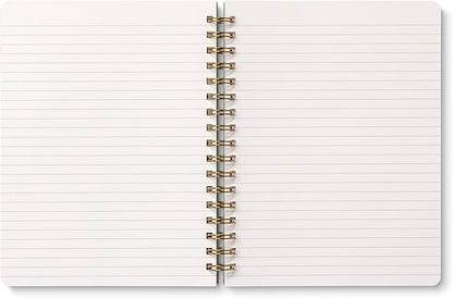 Compendium Spiral Notebook – Live Slow, Love True, Grow Free. – A Designer Spiral Notebook with 192 Lined Pages, College Ruled, 7.0" W x 9.25" H