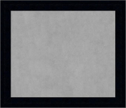 Amanti Art Black Framed Magnetic Board 24x28 Medium Vision Board for use with Magnets, 100% Metal Sheet to Display Items as Office Decor or for Home Organization in mudroom, Kitchen or Kids Room