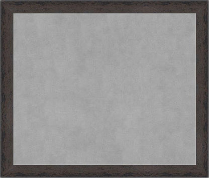 Amanti Art Black Framed Magnetic Board 23x27 Medium Vision Board for use with Magnets, 100% Metal Sheet to Display Items as Office Decor or for Home Organization in mudroom, Kitchen or Kids Room