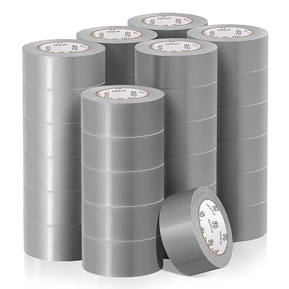 ROSEUP Duct Tape Heavy Duty Waterproof, 2 Inch x 1080 Yards, Strong Adhesive Grey Duct Tape Bulk for Indoor Outdoor Repairs, Tear by Hand, (36 Pack)