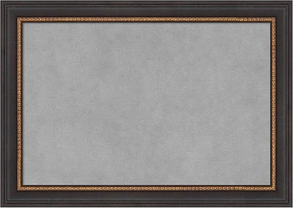 Amanti Art Black Framed Magnetic Board 15x21 Small Vision Board for use with Magnets, 100% Metal Sheet to Display Items as Office Decor or for Home Organization in mudroom, Kitchen or Kids Room