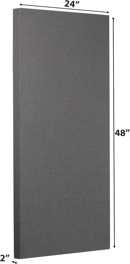 ATS Acoustics Home Office Residential Acoustic Treatment Room Kit Sound Absorbing Acoustic Panel 6 Pack for 50-100 Sq Ft (Warm Grey)