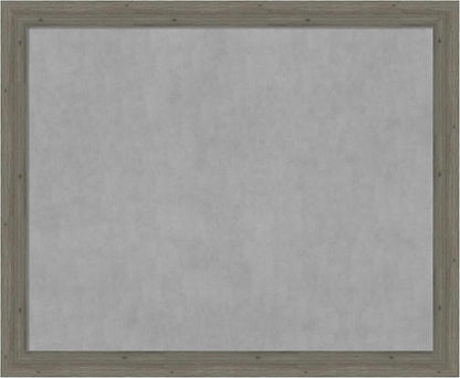 Amanti Art Grey Framed Magnetic Board 37x45 X-Large Vision Board for use with Magnets, 100% Metal Sheet to Display Items as Office Decor or for Home Organization in mudroom, Kitchen or Kids Room