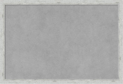 Amanti Art Silver Framed Magnetic Board 13x19 Small Vision Board for use with Magnets, 100% Metal Sheet to Display Items as Office Decor or for Home Organization in mudroom, Kitchen or Kids Room