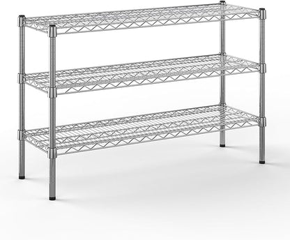 Regal Altair 14" Deep x 42" Wide x 27" Height Wire Shelving Kit | 3-Tier | NSF Commercial Storage Rack Unit