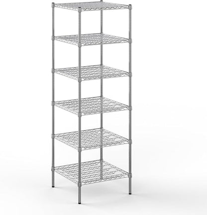 Regal Altair 24" Deep x 24" Wide x 74" Height Wire Shelving Kit | 6-Tier | NSF Commercial Storage Rack Unit