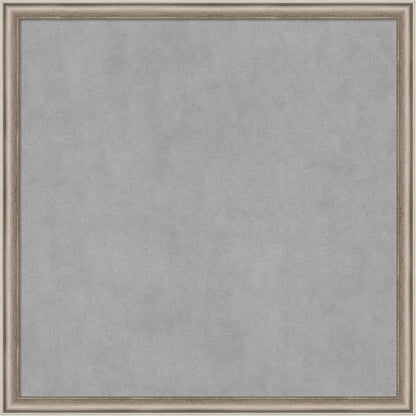 Amanti Art Silver Framed Magnetic Board 26x26 Medium Vision Board for use with Magnets, 100% Metal Sheet to Display Items as Office Decor or for Home Organization in mudroom, Kitchen or Kids Room