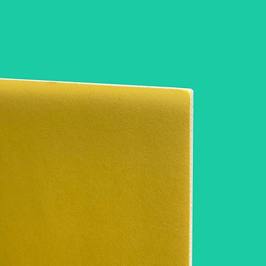 Flipside Products 36” x 48” Foam Project Boards for Presentations, Science Fair, School Projects, Event Displays and Trifold Picture Board - Yellow - 10 Pack