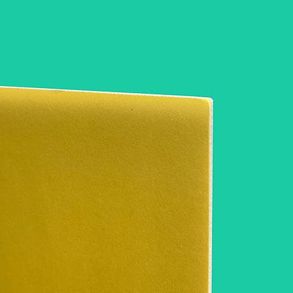 Flipside Products 36” x 48” Foam Project Boards for Presentations, Science Fair, School Projects, Event Displays and Trifold Picture Board - Yellow - 10 Pack