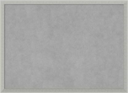 Amanti Art Silver Framed Magnetic Board 22x30 Medium Vision Board for use with Magnets, 100% Metal Sheet to Display Items as Office Decor or for Home Organization in mudroom, Kitchen or Kids Room