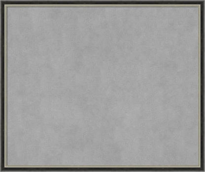 Amanti Art Black Framed Magnetic Board 21x25 Medium Vision Board for use with Magnets, 100% Metal Sheet to Display Items as Office Decor or for Home Organization in mudroom, Kitchen or Kids Room
