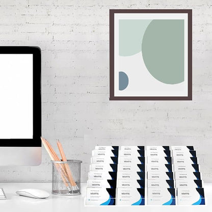 Vevitts Acrylic Business Card Holder for Desk Multiple Business Card Holders 28 Slot 7 Tier Large Business Card Organizer Business Card Display Rack Clear Plastic Business Card Stand for Home Office
