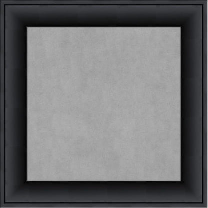 Amanti Art Black Framed Magnetic Board 15x15 X-Small Vision Board for use with Magnets, 100% Metal Sheet to Display Items as Office Decor or for Home Organization in mudroom, Kitchen or Kids Room
