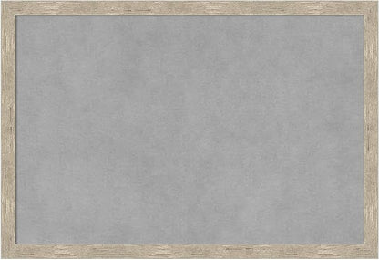 Amanti Art Silver Framed Magnetic Board 13x19 Small Vision Board for use with Magnets, 100% Metal Sheet to Display Items as Office Decor or for Home Organization in mudroom, Kitchen or Kids Room