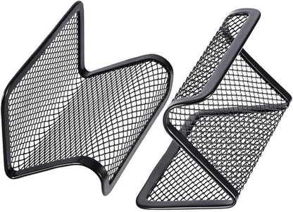Chiyuehe Black Metal Mesh Business Card Holder Desk Business Card Organizer for Desk Office Name Card(Black, 6 Pack)