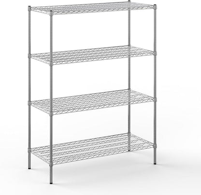 Regal Altair 21" Deep x 48" Wide x 64" Height Wire Shelving Kit | 4-Tier | NSF Commercial Storage Rack Unit