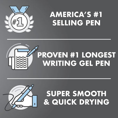 Pilot, G2 Edge Premium Gel Roller Pens, Fine Point 0.7 mm, Gel Pens Black Ink, Pack of 12 - Ideal for School, Journaling & Office Writing
