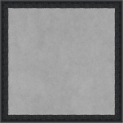 Amanti Art Black Framed Magnetic Board 18x18 Small Vision Board for use with Magnets, 100% Metal Sheet to Display Items as Office Decor or for Home Organization in mudroom, Kitchen or Kids Room