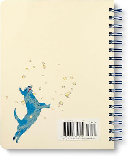 Compendium Spiral Notebook – Expect the Best Things to Happen Today – A Designer Spiral Notebook with 192 Lined Pages, College Ruled, 7.0" W x 9.25" H