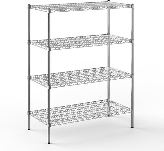 Regal Altair 21" Deep x 42" Wide x 54" Height Wire Shelving Kit | 4-Tier | NSF Commercial Storage Rack Unit