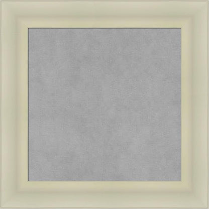 Amanti Art Silver Framed Magnetic Board 21x21 Small Vision Board for use with Magnets, 100% Metal Sheet to Display Items as Office Decor or for Home Organization in mudroom, Kitchen or Kids Room