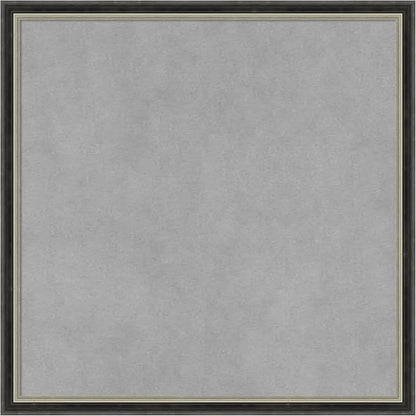 Amanti Art Black Framed Magnetic Board 17x17 Small Vision Board for use with Magnets, 100% Metal Sheet to Display Items as Office Decor or for Home Organization in mudroom, Kitchen or Kids Room