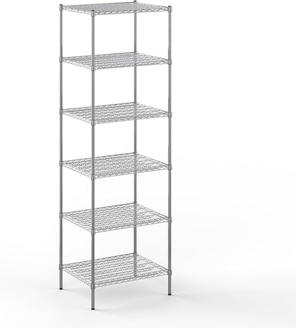 Regal Altair 24" Deep x 30" Wide x 96" Height Wire Shelving Kit | 6-Tier | NSF Commercial Storage Rack Unit