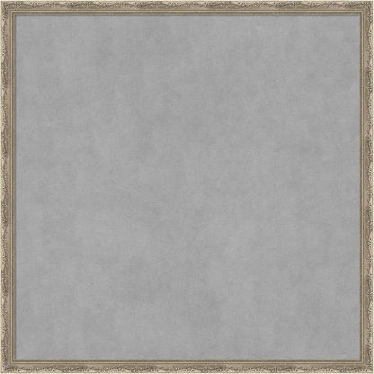 Amanti Art Silver Framed Magnetic Board 26x26 Medium Vision Board for use with Magnets, 100% Metal Sheet to Display Items as Office Decor or for Home Organization in mudroom, Kitchen or Kids Room