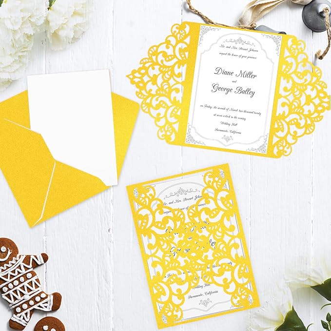 Double Sided Gold Cardstock 8.5 x 11 Metallic Paper, Goefun 100 Sheets 80lb Shimmer Card Stock for Printing, Copy, Invitations, Card Making