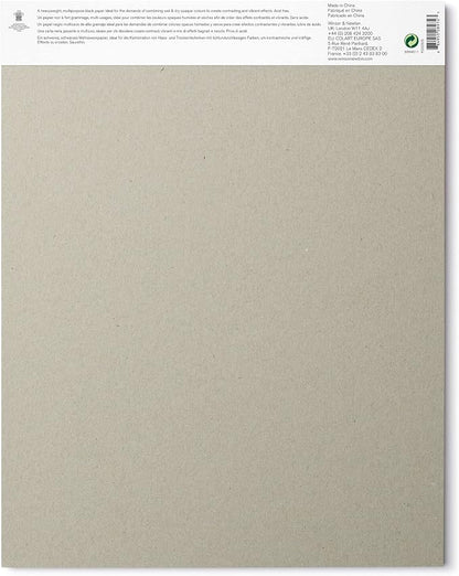 Winsor & Newton Professional Mixed Media Pad, 11" x 14", 25 Sheets, 200gsm, Black