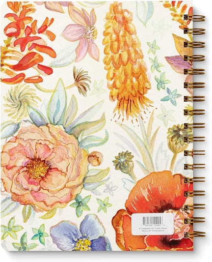 Compendium Spiral Notebook – Seek Out Beauty Where It Lives. – A Designer Spiral Notebook with 192 Lined Pages, College Ruled, 7.0" W x 9.25" H