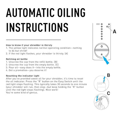 IDEAL Special High-Cling Lubricating Oil for ideal Shredders, Great for Any Automatic Oiler, Non-Toxic, Non-Detergent, Extend Life of Your Shredder (4 Bottles, 1 Gallon Each)