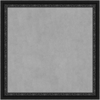 Amanti Art Black Framed Magnetic Board 28x28 Medium Vision Board for use with Magnets, 100% Metal Sheet to Display Items as Office Decor or for Home Organization in mudroom, Kitchen or Kids Room