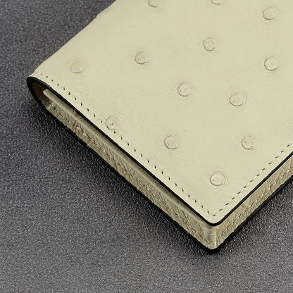 Leather Business Card Case Holder for Men & Women, Italian Calfskin
