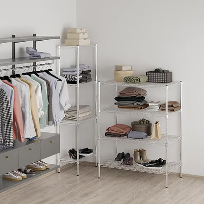 Regal Altair 24" Deep x 42" Wide x 54" Height Wire Shelving Kit | 4-Tier | NSF Commercial Storage Rack Unit